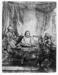 La cena de Emaús, 1654